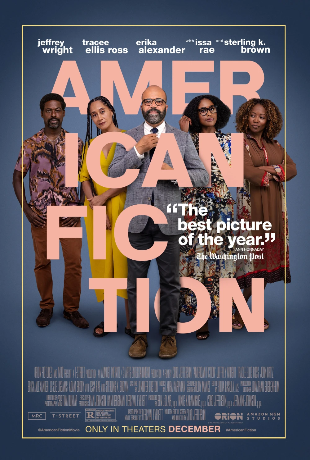 American fiction film afişi